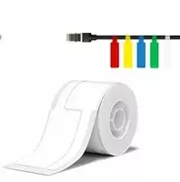 Niimbot kabelių etiketės T 25x76mm 200vnt Baltos B21, B21S, B3, B1S