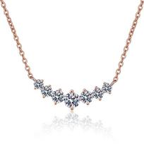 1.7-5.0ct D Color Moissanite Woman Pendant Sier Necklace For Women Chains Party Bridal Fine Jewelry 925sterling Silver Necklace Zircom&1.7ct