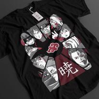 Naruto Shirt Pain Tshirt Yahiko T-Shirt Jiraya Anime Conan Akatsuki Unisex Tee 4XL