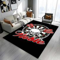 Sport Carpet Dart Target Pattern Rug Creative Doormat for Living Room Bedroom Home Decor Non Slip Bathroom Mat 40x60cm