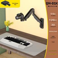 360° Universal Gimbal Camera Hover Bracket for DSLR – Telescopic & Folding Overhead Shot Mount