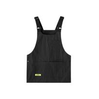 Japanese Style Vest Apron Multiple Pockets Adjustable Resistant Dirt Apron Widened Shoulder Straps Fashion Cooking Apron Female juoda