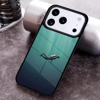 Dive Scuba Diver Shark Diving Phone Case For iPhone 17 16 15 14 13 12 11 Pro Max Plus 17Air Soft Silicone Cover iPhone 16 Pro
