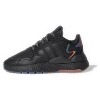 Adidas Originals Nite Jogger J Slip Resistant Abrasion Resistant Sports Casual Shoes Black Multicolor Teenagers FV4545 36.5