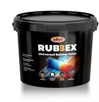 Akriliniai gumos pagrindo dažai Rubbex, tamsiai ruda sp., 1.2kg