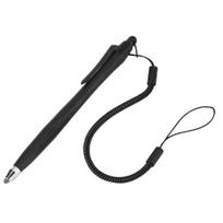 Anti-lost Lanyard Touch Screen Stylus Pen for iPad 2018 Huawei Mate Samsung juoda