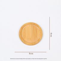 Handmade Bamboo Mosaic Coaster - Round or Rectangular Heat Insulation Mat