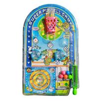 Pinball Game Classic Interactive Toy Portable Cute Pattern Board Game Pinball Machine for Party S
