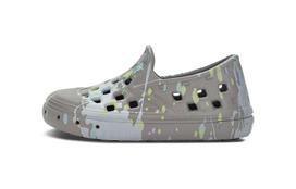 Vans Slip-On  Trek  Toddler 'Paint Splatter - Frost Grey' VN0A4UVHLLL 24.5 gray