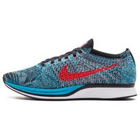 Nike Flyknit Racer 'Neo Turquoise' Men's 526628-404 EU 38 gray