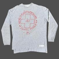 Daniel Poole 1990 90s Vintage Rave Safety Systems UK Rare L/S Graphic Unisex T-Shirt XXL