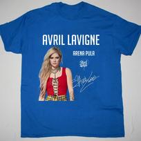 NEW Avril Lavigne 2024 Signature Blue All Size Unisex Shirt M
