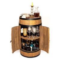 Barrelio formos baras, užrakinama alkoholio spintelė, „Creative Cooper“, 3_DPSW, 80x50 cm, wenge spalva