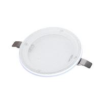 Baltas apvalus garsiakalbio grotelių dangtelis Saugus metalinis tinklelis ir plastiko rėmas 4 5 6,5 8 colių lubiniams garso įrangos įrenginiams 4 inches