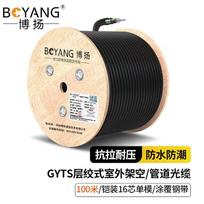 BOYANG GYTS 16-Core Armored Outdoor Single-Mode Fiber Optic Cable