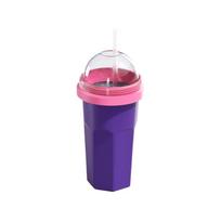 Leak Proof Slushy Maker Cup Food-Grade Quick Frozen Cup Ice Cream Maker Cup  Kitchen Tool violetinė
