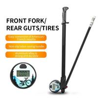 Rear Shock Absorber Pump Portable Bike Air Shock Pump 300PSI High-pressure 360 Degree Rotating Pipe Mountain Bicycle Pump Floor pump juoda
