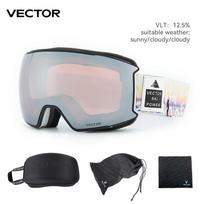 OTG Ski Goggles Snow Glasses Men UV400 Anti-fog Coatings Snowmobile Snowboard Skiing Women Sunglasses Outdoor Winter Sport 2023 M/L