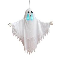 Halloween Glowing Hanging Decoration Sound-Activated Talking Prop for Indoor Outdoor Use One Size