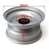 10 inch 4 Holes Steel Wheel Hub Rim For 125cc 150cc 250cc 300cc ATV Go kart UTV Buggy Quad Bike 22x10-10 21/22/23x7-10 Tyre 1 Pcs Front A