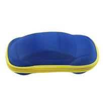 Car Shaped EVA Glasses Case Cartoon Eyeglasses Holder Sunglasses Storage Box  Glasses Protective mėlyna