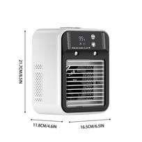 USB Desktop Fan Water tank Mini Air Cooler Portable Personal Cooling Device 3000mAh Lithium Battery Low Voltage Operation Fan