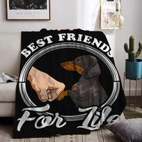 Corgi Children's Blanket King Size Animals Dachshund Double Beds Sausage Dogs Bedspread on the Bed Fluffy Soft Blankets Knee Nap Size: 75*100cm, Weight: 230 GSM