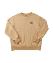 Glimper Pretzel Sweatshirt Beige Beige/S