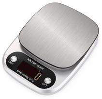 Hot Selling Fashion 5kg Household Kitchen Food Scale Digital Battery Powered Weight Measuring (Burgundy,3 kg&0.1 g&21.5*15.5*3cm) bordinė