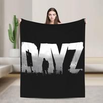 DayZ One Bullet and a Dream Blanket Shotting Game Super Warm Graphic Plush Throw Blanket For Bedroom Flannel Bedspread Bed Cover Size: 75*100cm, Weight: 230 GSM