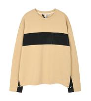 Edible Let Mars Ride Two Tone Track Sweatshirt -Beige- Beige/L
