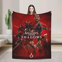 A-Assassins Game C-Creeds Blanket Soft Print Plush Throw Blanket For Couch Bed Travel Office Flannel Bedspread Bed Cover Size: 75*100cm, Weight: 230 GSM