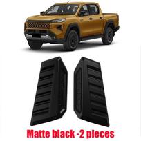 Automobilio priekinio dangčio variklio dangčio dekoratyvinis rėmelis išorinės modifikacijos dalys Toyota Hilux Travo 2026 2027 10801 black