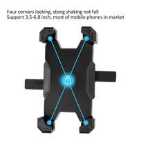 One Key Lock E-bike Phone Mount 360 Degree Rotation Cycling Navigation Bracket  Cycling juoda