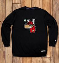 Doldol Ally_Mtm_10 Bicycle Camping Deer Ellie Character Graphic Sweatshirt Charcoal/Xxl