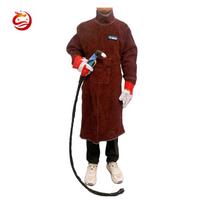Cowhide Welding Suit, Heat-resistant and Heat-resistant Argon Arc Welding Suit (Brown,Leather) ruda