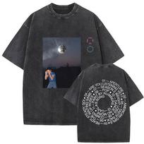 Harry Styles Kiss All The Time Disco Occasionally Album 2026 Graphic T Shirt Men's Women Vintage Washed Oversized Cotton T-shirt S įvairiaspalvis