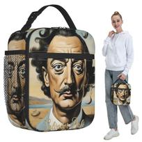 Salvador Dali Insulated Lunch Bag for Women Office Cooler Thermal Food Box Tote Portable Lunch Boxes Container One Size