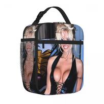 Bestselling Pamela Anderson Fanart Travel Style Foldable Lunch Bag Office To-Go Travel Lunch Bag One Size