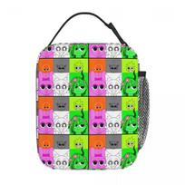 Sprunki Oren Insulated Lunch Bags Large Meal Container Thermal Bag Tote Lunch Box College Picnic Men Women One Size