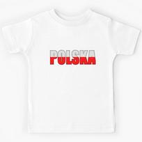 Poland Polska Flag  Kids T-Shirt 130