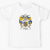 Ortega Coat of Arms/Family Crest Kids T-Shirt 100