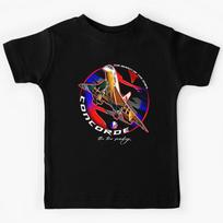 Concorde Supersonic British French Legendary Aircraft Kids T-Shirt 130