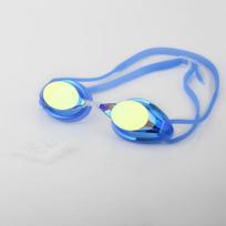 Antifog colorful lens UV protection professional swimming goggles with custom logo swim glasses mėlyna