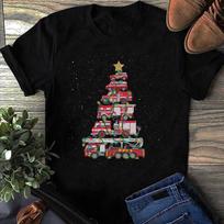 Funny Firefighter Christmas Tree SweaT-Shirt - Fireman Gift 2XL