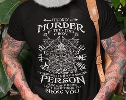Men's Viking Warrior T-Shirt: Norse Mythology Patriotic Tee S