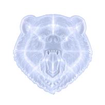 Bear for Head Silicone Molds Wall Desktop Cabinets Decor Bear Resin Mold Wall Cr 1 gryna