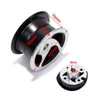 4 Inch  Wheel Rim 3.00-4 3.50-4 4.10-4 4.10/3.50-4 Half Aluminum Half Iron For Scooter Trolley Mini Motorcycle Driven wheel