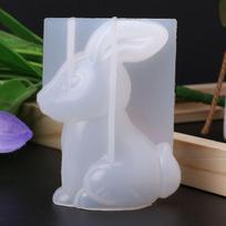 Epoxy Resin Crafts Silicone Molds 3D Rabbit Deer Mould DIY Cake Decoration Gifts