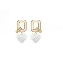 Lola Rose Original design, high-end, gentle, advanced, simple, fashionable, luxurious and elegant, 925 silver earrings, women's style LR60008-A mėlyna